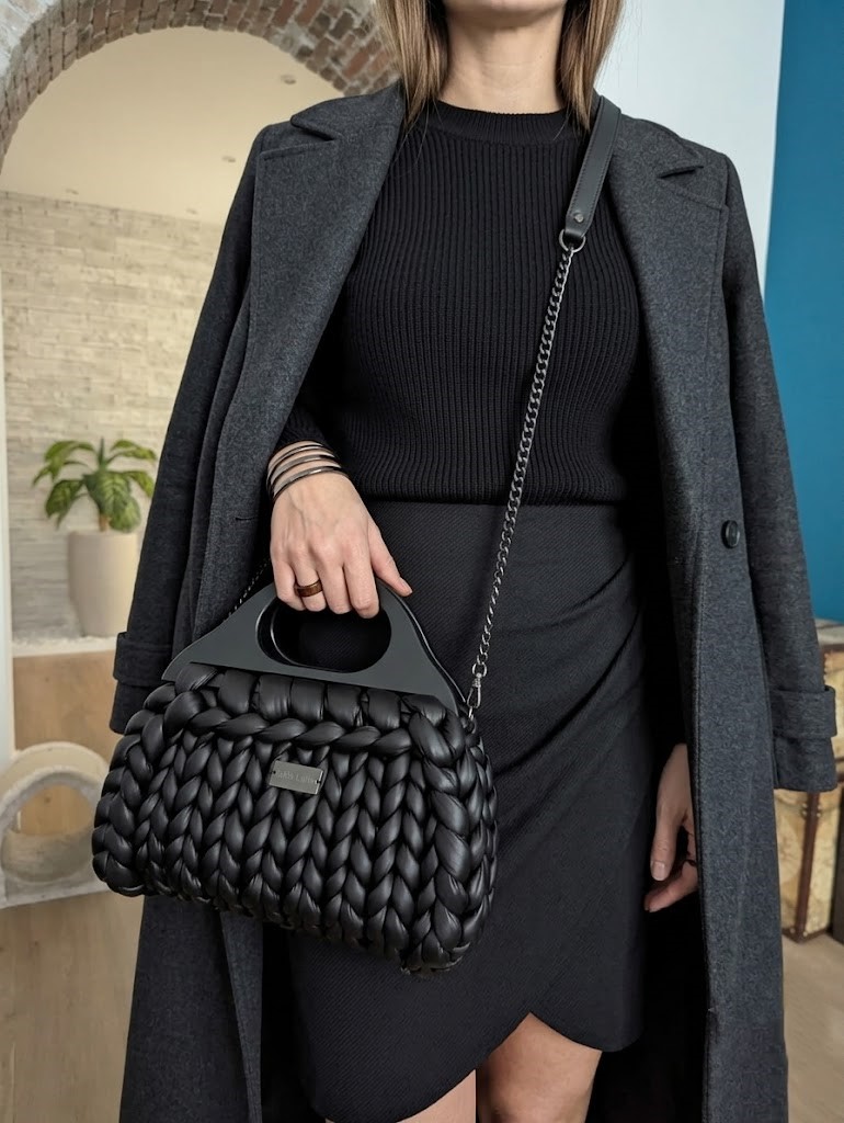 ##L'Ébène Prestige | Sac à main artisanal luxe | Kaffè Latte##